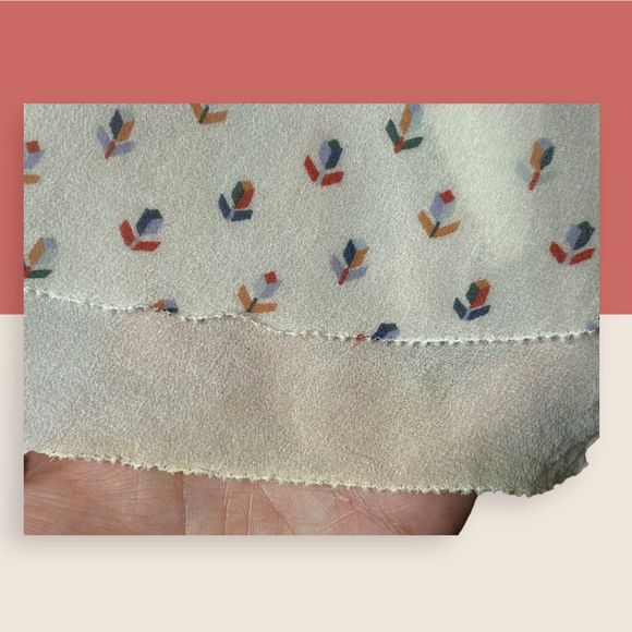 💐 TORY BURCH SILK POLKA DOT LAYERED TANK BLOUSE CREAM SIZE 4 AS IS - Picture 5 of 7